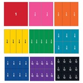 Double-Sided Magnetic Fraction Squares